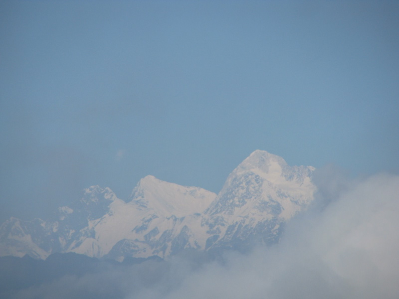 Ein Blick auf Lhotse, Mount Everest und Makalu (Bild von Shaji)