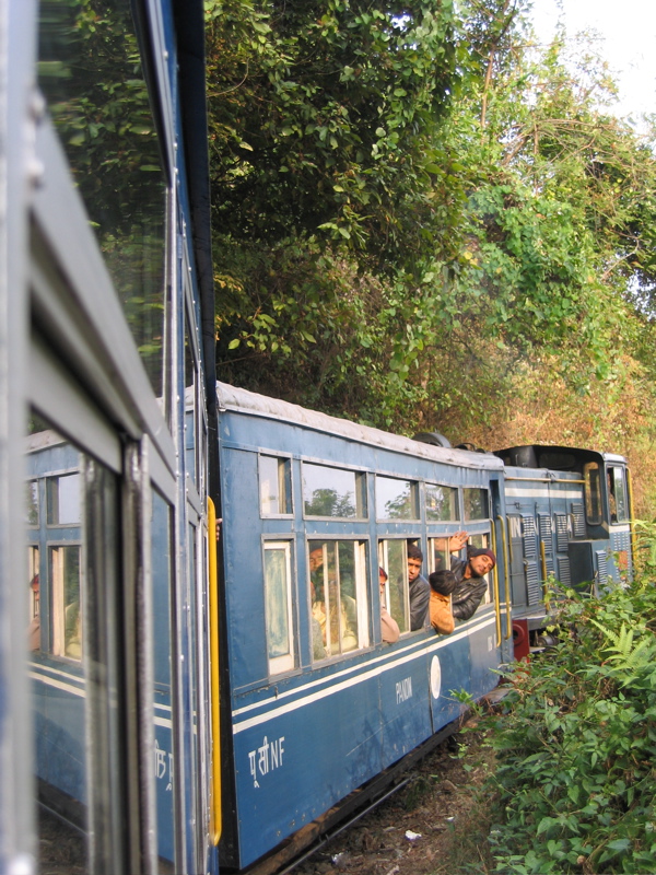 Der vordere Teil des Zuges