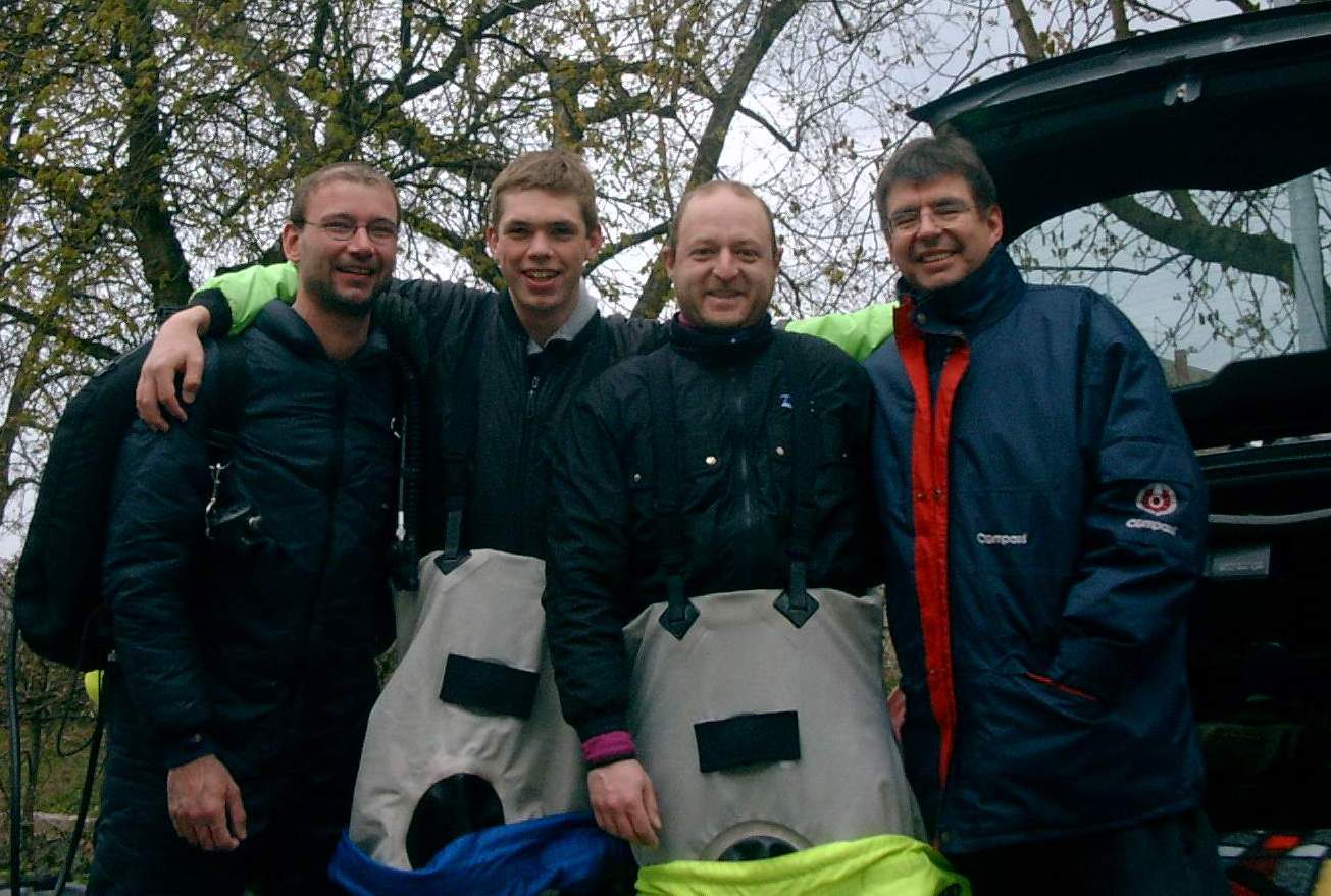 Gruppenbild vom Kurs Technical Nitrox