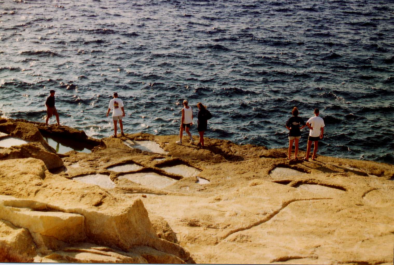 Begutachtung des Tauchplatzes bei den Salinen