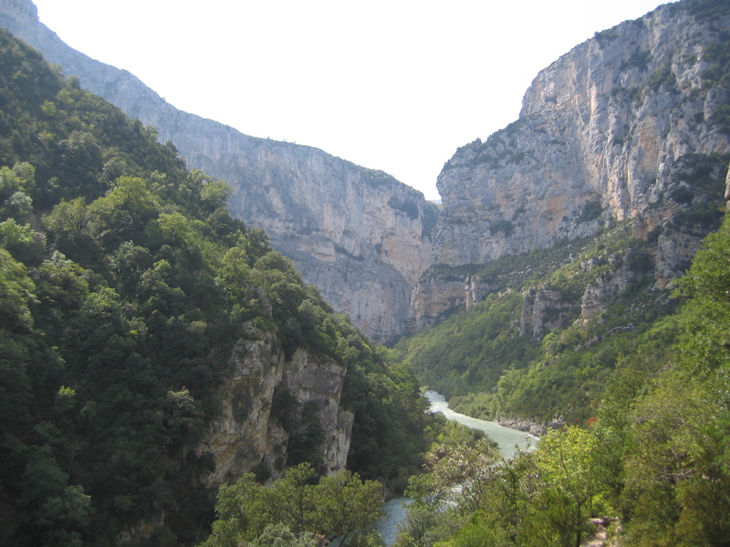 In the gorge of the Verdon